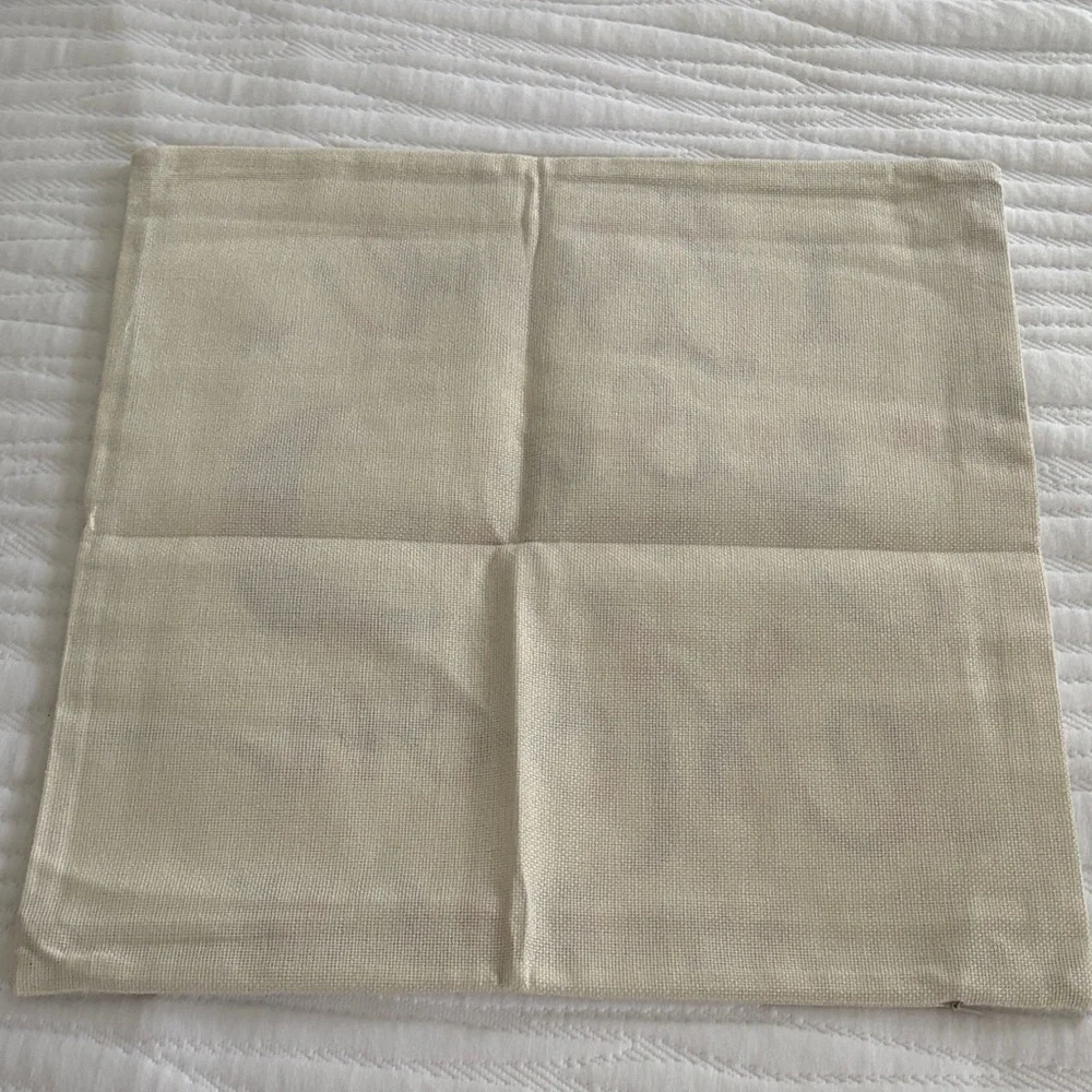 Love and Blessings Accent Pillow Covers Set of 2 Like New  17.5 x 17.5 inches Sq